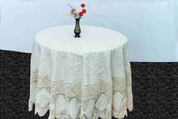Crochet Tablecloth round RHCRTC10