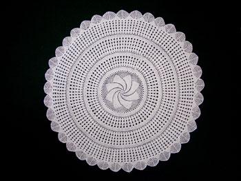 Crochet Tablecloth round RHCRTC3