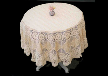 Crochet Tablecloth round RHCRTC5