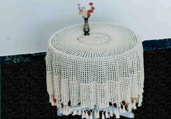 Crochet Tablecloth round RHCRTC8
