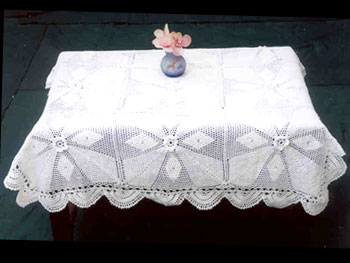 Crochet Tablecloth square RHCSTC1