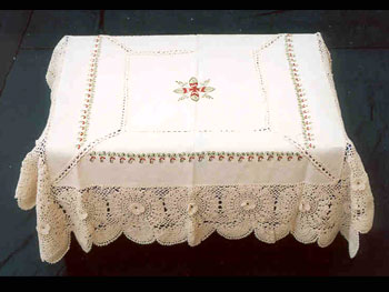 Crochet Tablecloth square RHCSTC3