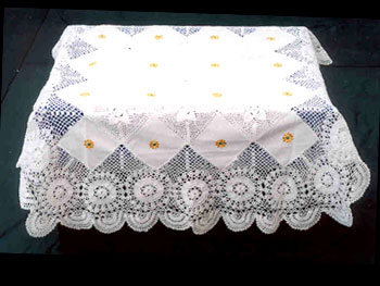 Crochet Tablecloth square RHCSTC8