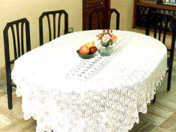 Crochet tablecloth rectangular - RHCLTC2