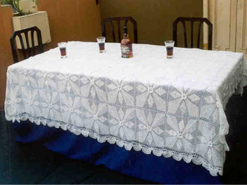 Rectangular Crochet Table Cloth RHCLTC3