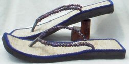 Beaded thongs flip flop