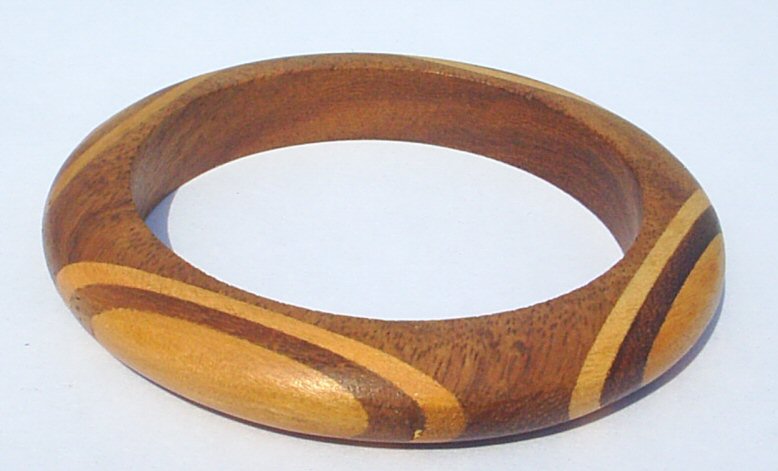 Wooden Bangle  ring mosaic